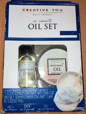 Creative You Do It Yourself Smooth Coconut & Sunflower Body Oil Set